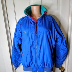 Columbia Blue and Red Men's Windbreaker